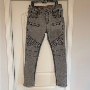 Rock Revivial Gray Men's Jeans - Size 38 - See Description